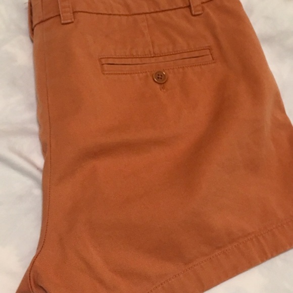 JCrew Orange/rust colored 4" Chino Shorts - Picture 3 of 4